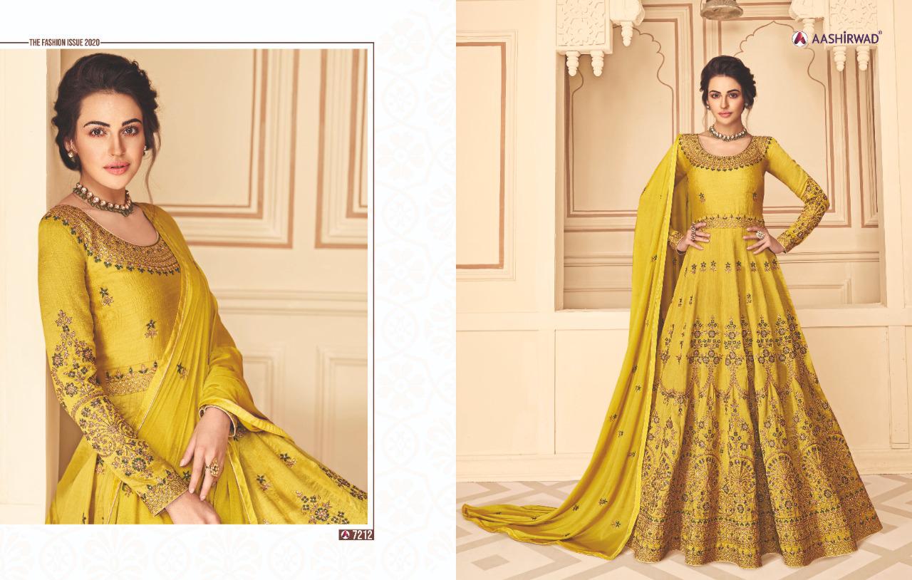 Aashirwad Presents  Maharani 7209  Salwar Kameez Collection
