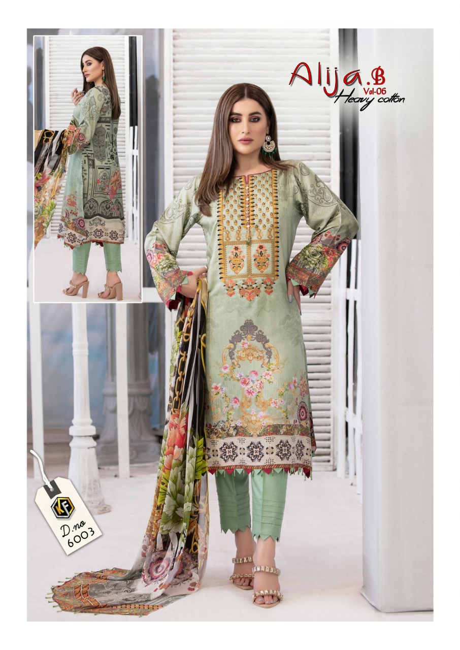 Alija B Vol 6 Karachi Dress Material Collection