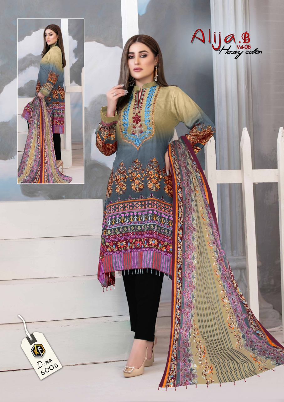 Alija B Vol 6 Karachi Dress Material Collection