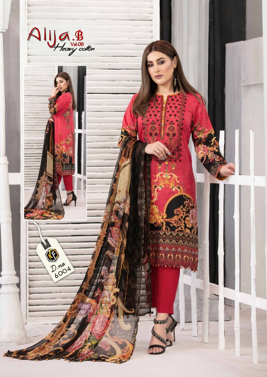 Alija B Vol 6 Karachi Dress Material Collection