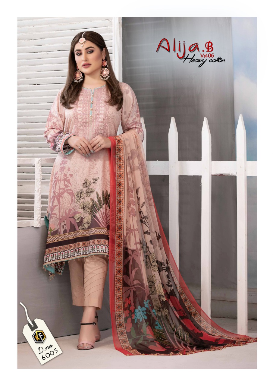 Alija B Vol 6 Karachi Dress Material Collection