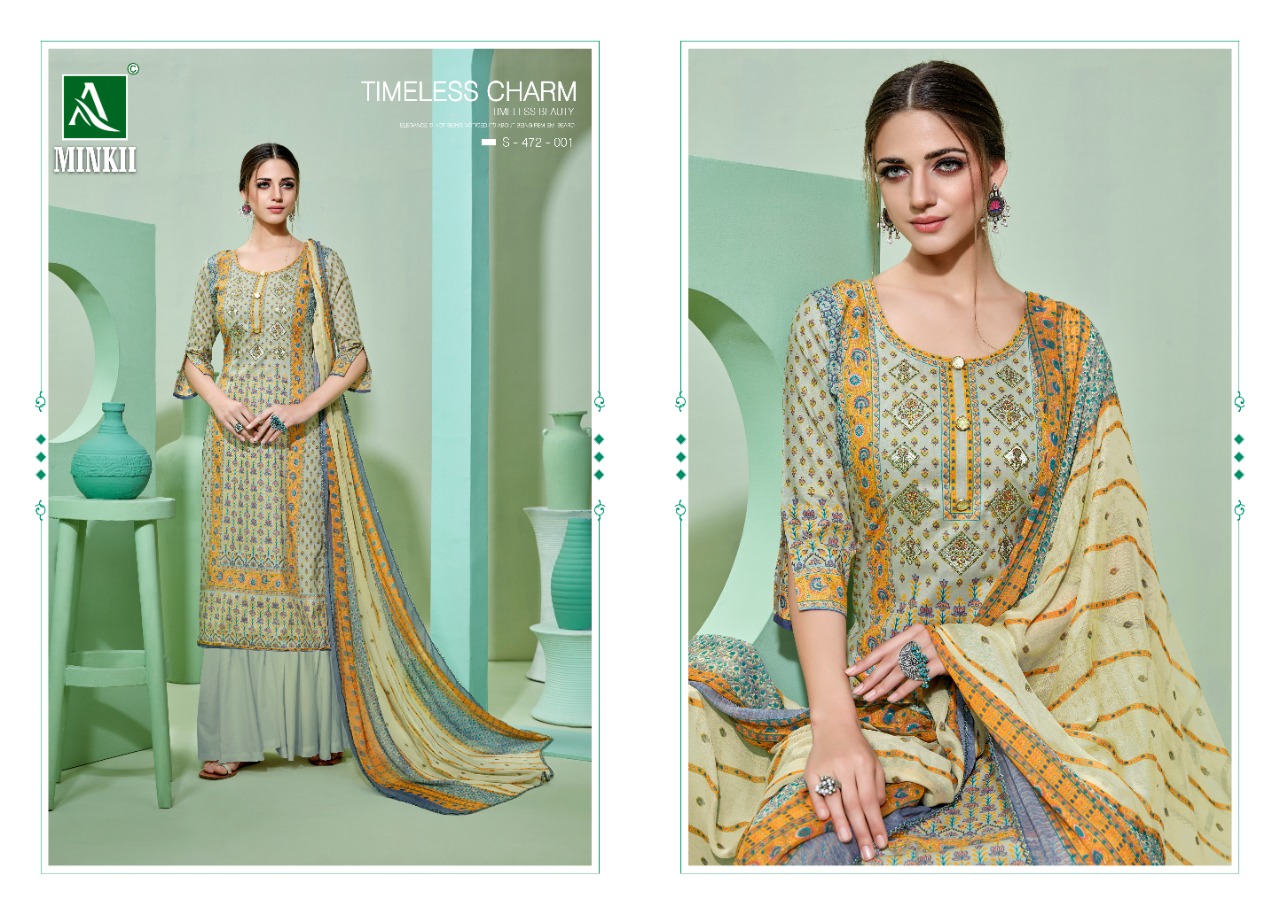 Alok Presents Minkii Designer Salwar Suit Collection