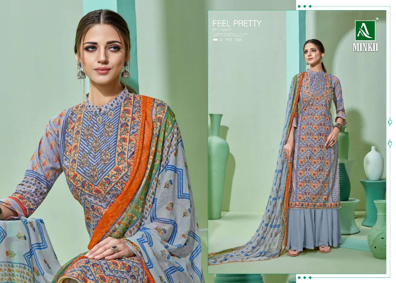 Alok Presents Minkii Designer Salwar Suit Collection
