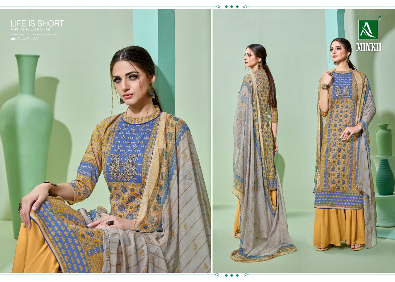 Alok Presents Minkii Designer Salwar Suit Collection