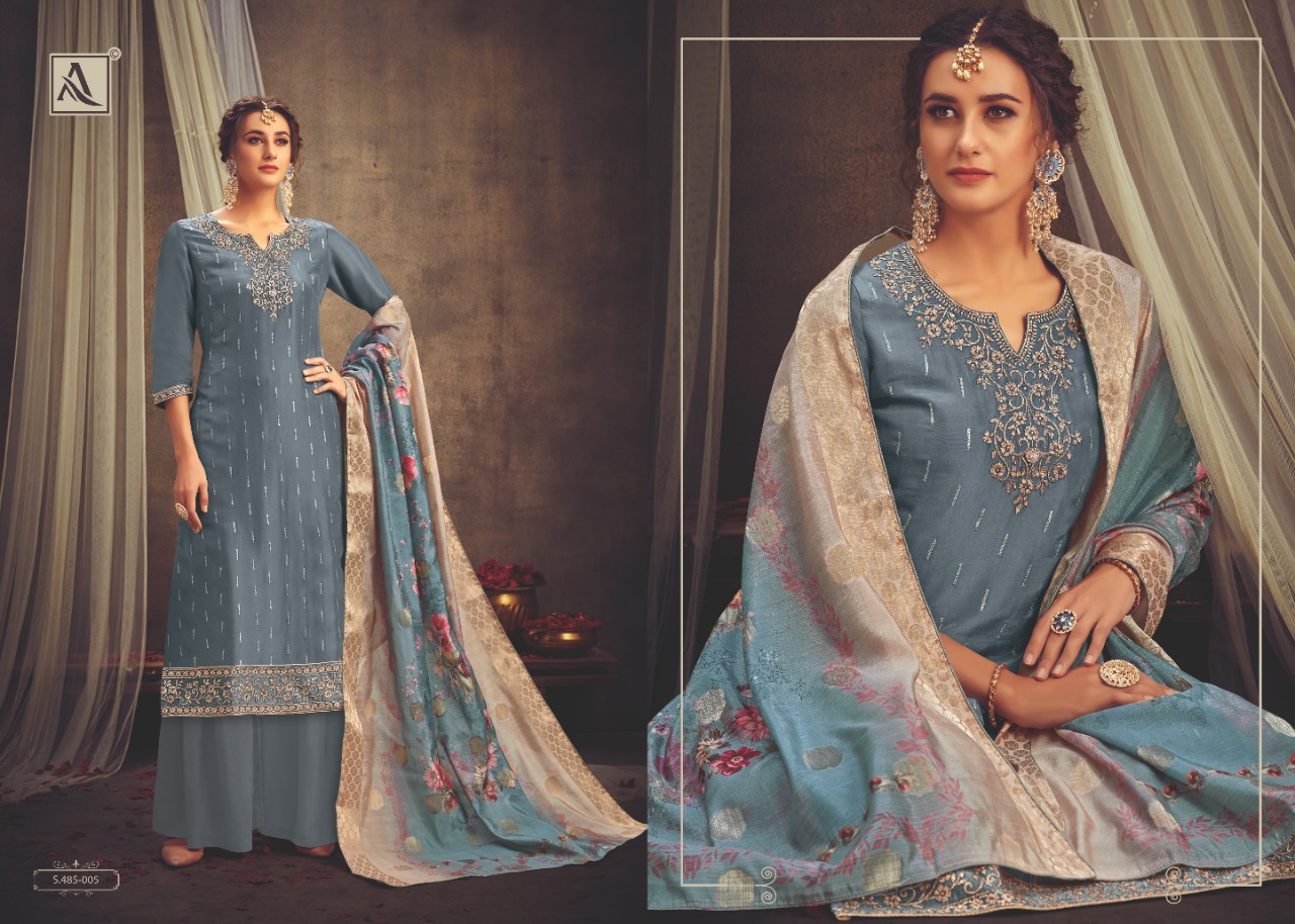 Alok Presents  Niraali Designer Dress Material