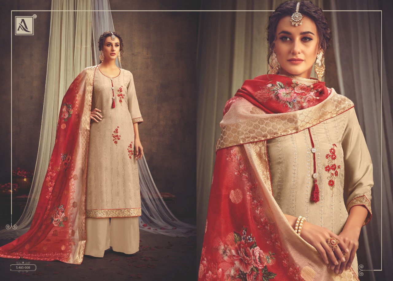 Alok Presents  Niraali Designer Dress Material