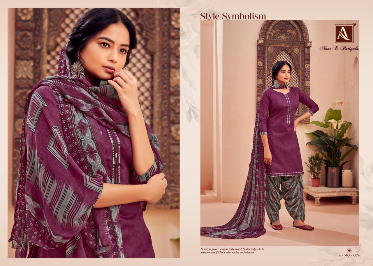 Alok  Presents  Noor E Patiyala  Vol 11 Designer Dress Material
