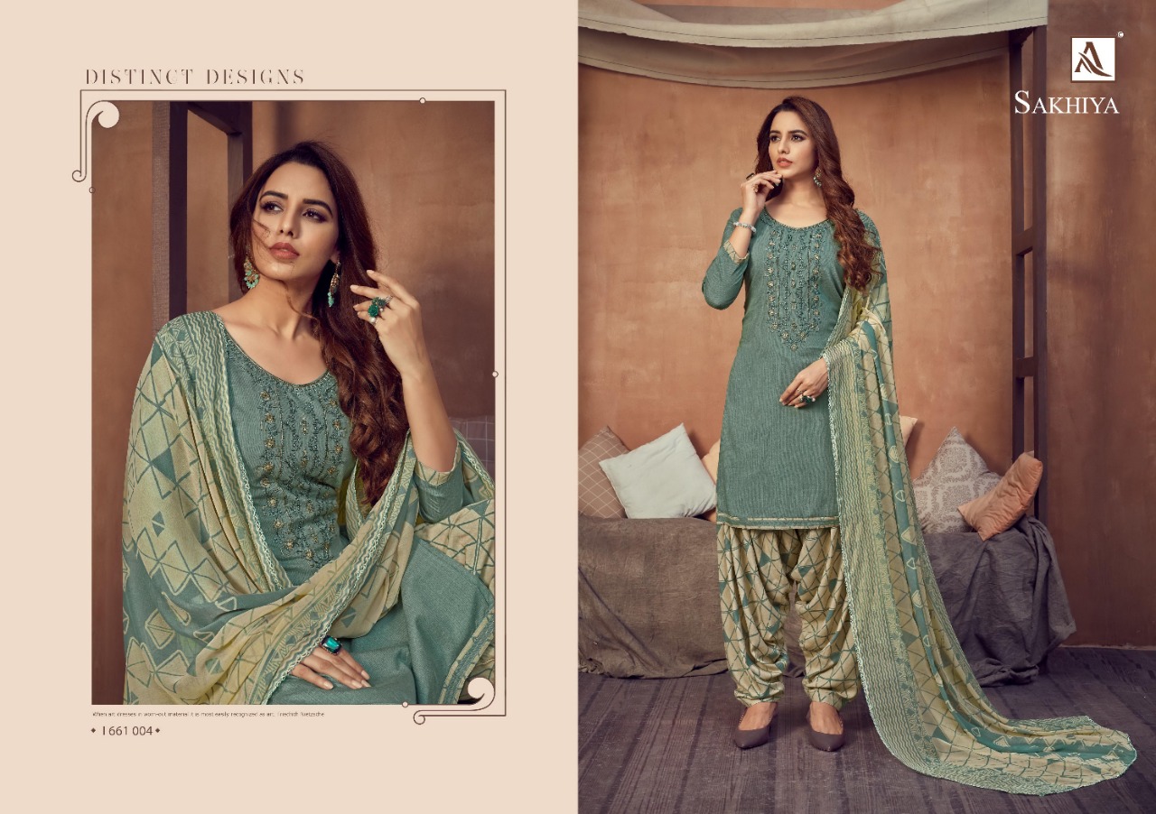 Alok  Presents Sakhiya Vol 2 Designer Dress Material