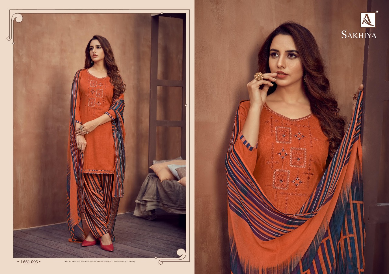Alok  Presents Sakhiya Vol 2 Designer Dress Material