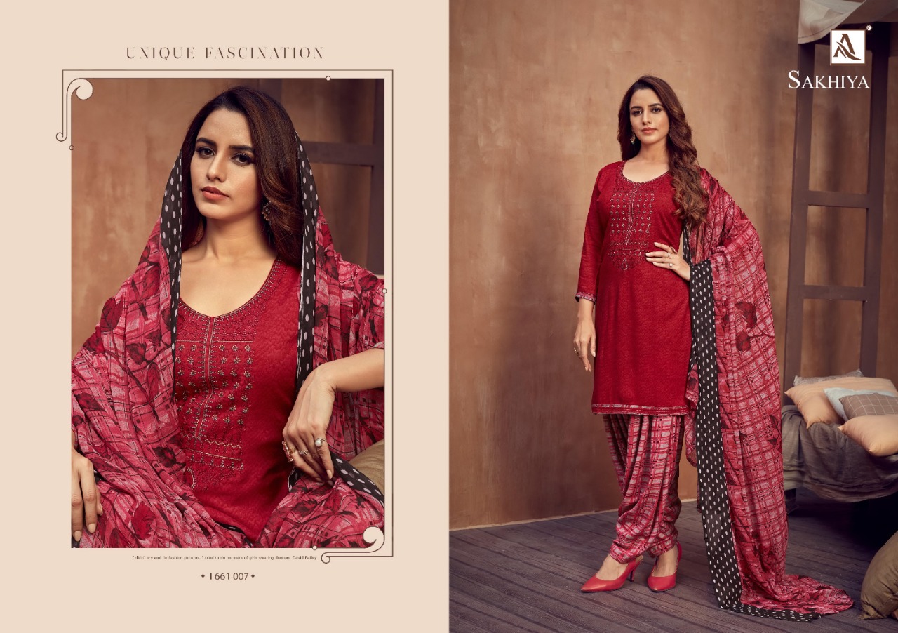 Alok  Presents Sakhiya Vol 2 Designer Dress Material