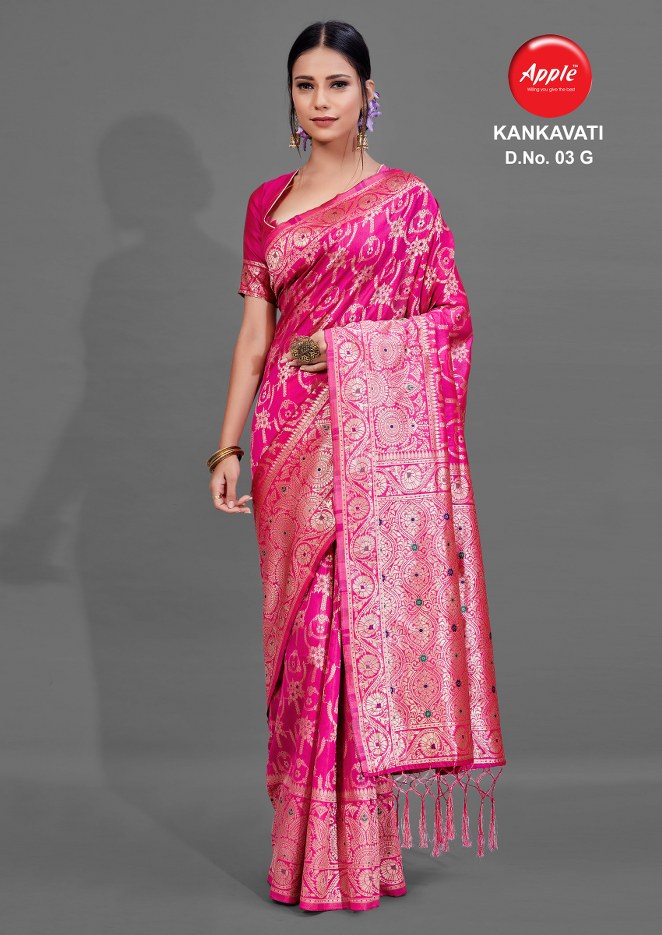 Apple  Presents  Kankavati Vol  3 Festive Wear Sarees Collection