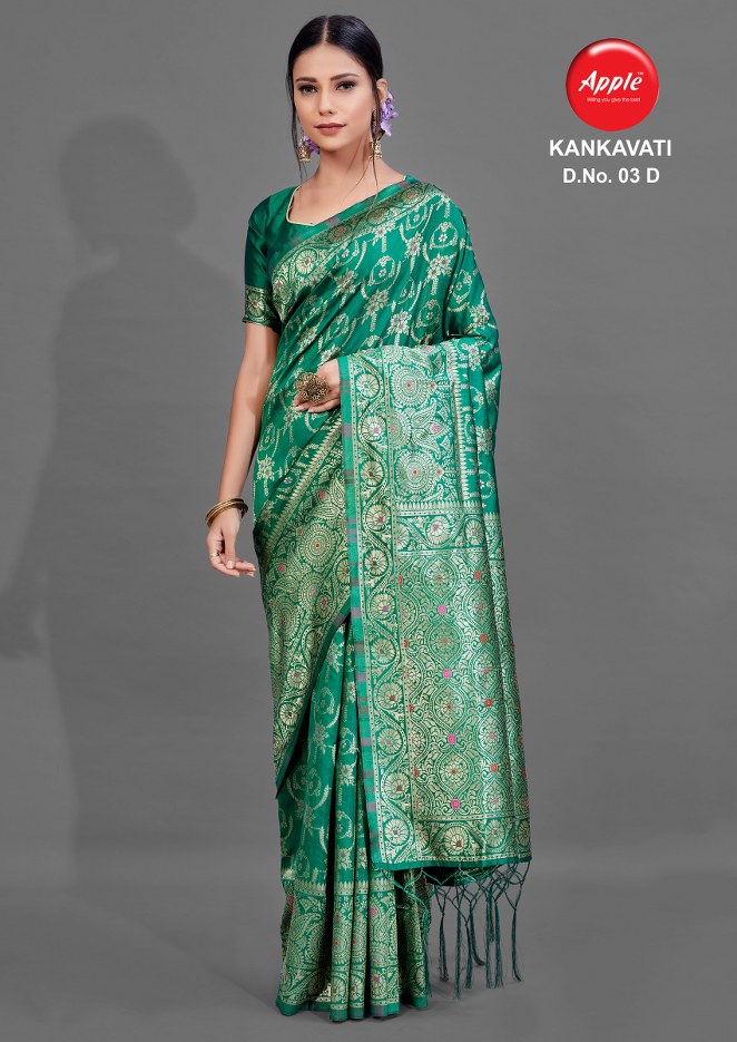 Apple  Presents  Kankavati Vol  3 Festive Wear Sarees Collection