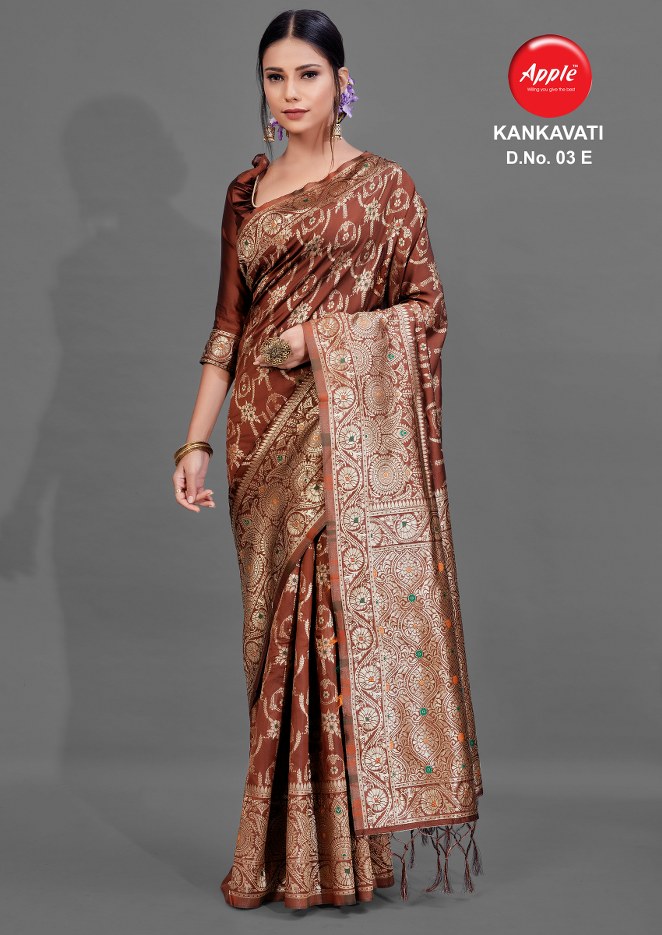 Apple  Presents  Kankavati Vol  3 Festive Wear Sarees Collection