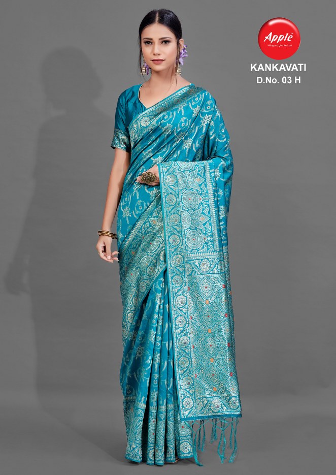 Apple  Presents  Kankavati Vol  3 Festive Wear Sarees Collection