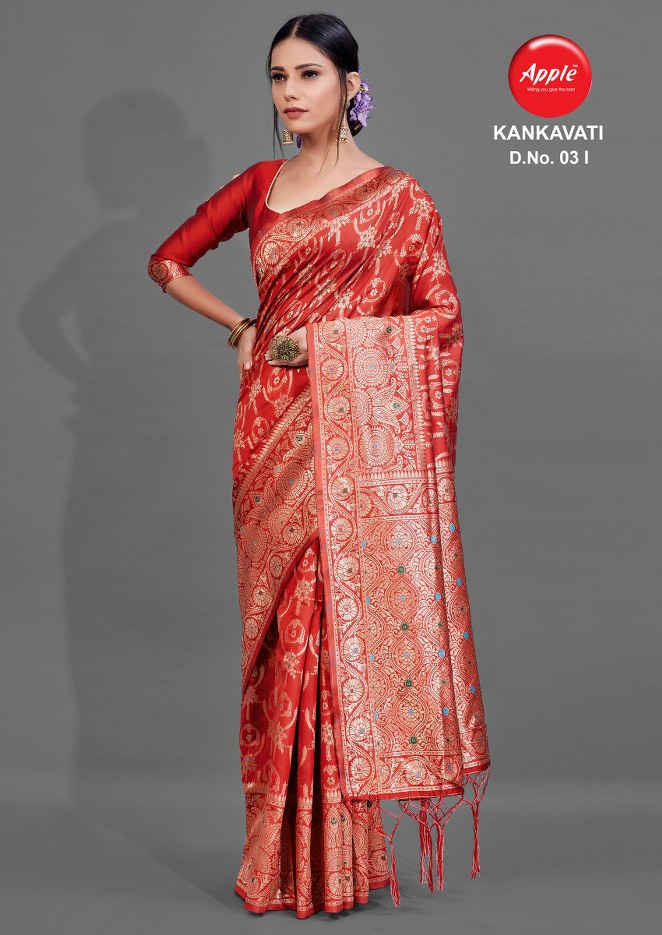 Apple  Presents  Kankavati Vol  3 Festive Wear Sarees Collection