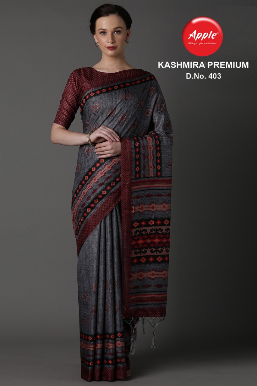 Apple  Presents Kashmira Premium  Vol 4  Printed Sarees Collection