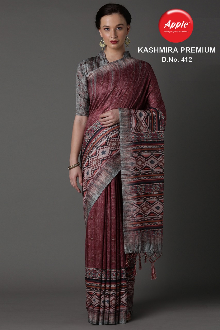 Apple  Presents Kashmira Premium  Vol 4  Printed Sarees Collection