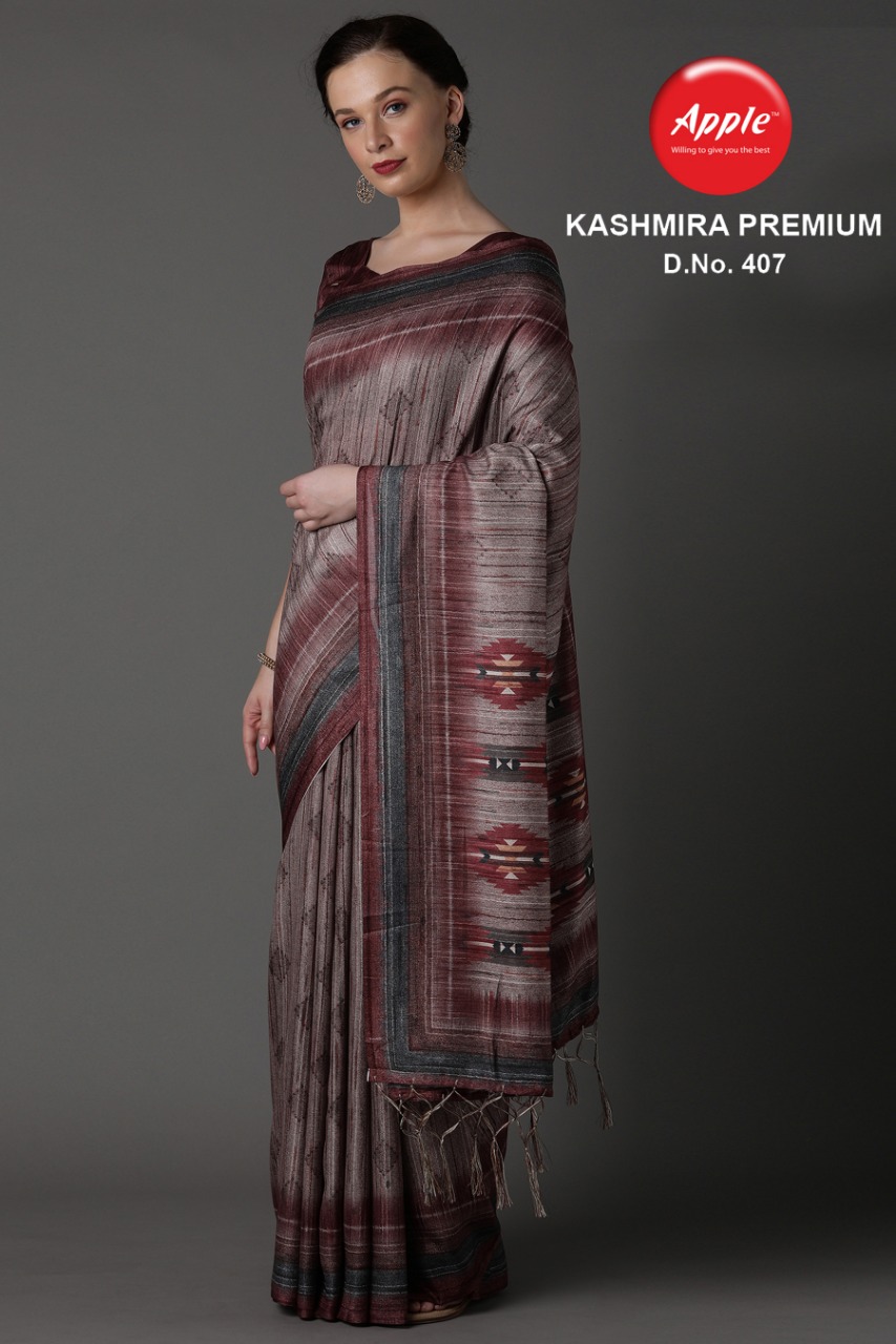 Apple  Presents Kashmira Premium  Vol 4  Printed Sarees Collection