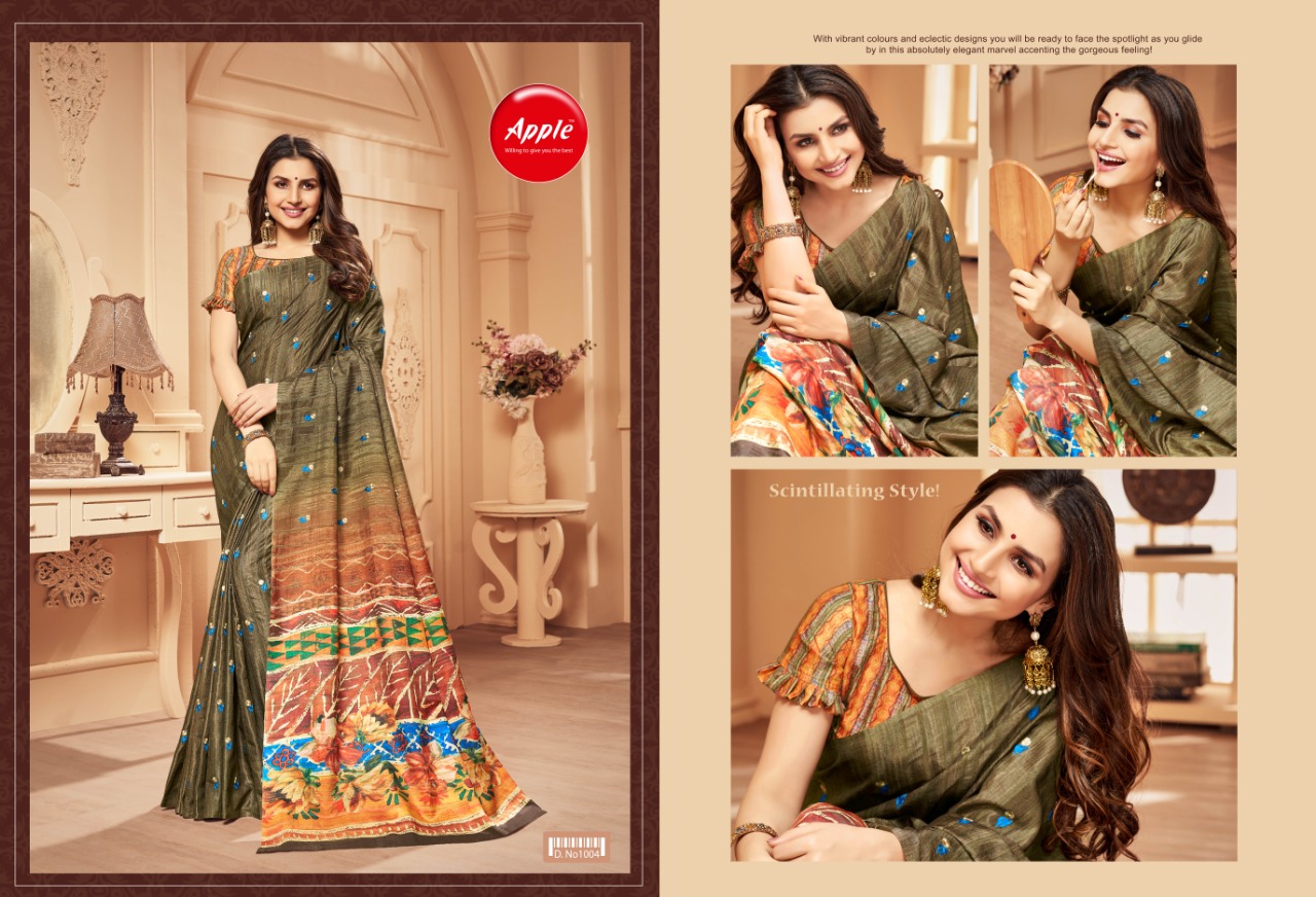 Apple Presents Niharika  Festive Wear  Sarees Collection