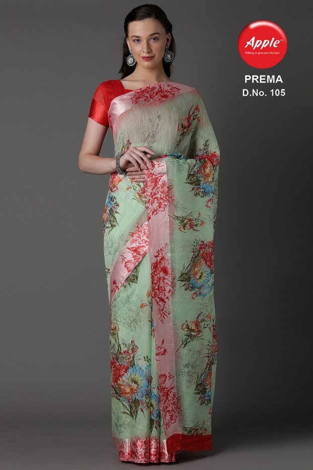 Apple  Presents  Prema Casual Wear  Sarees  Collection