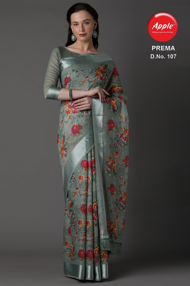 Apple  Presents  Prema Casual Wear  Sarees  Collection