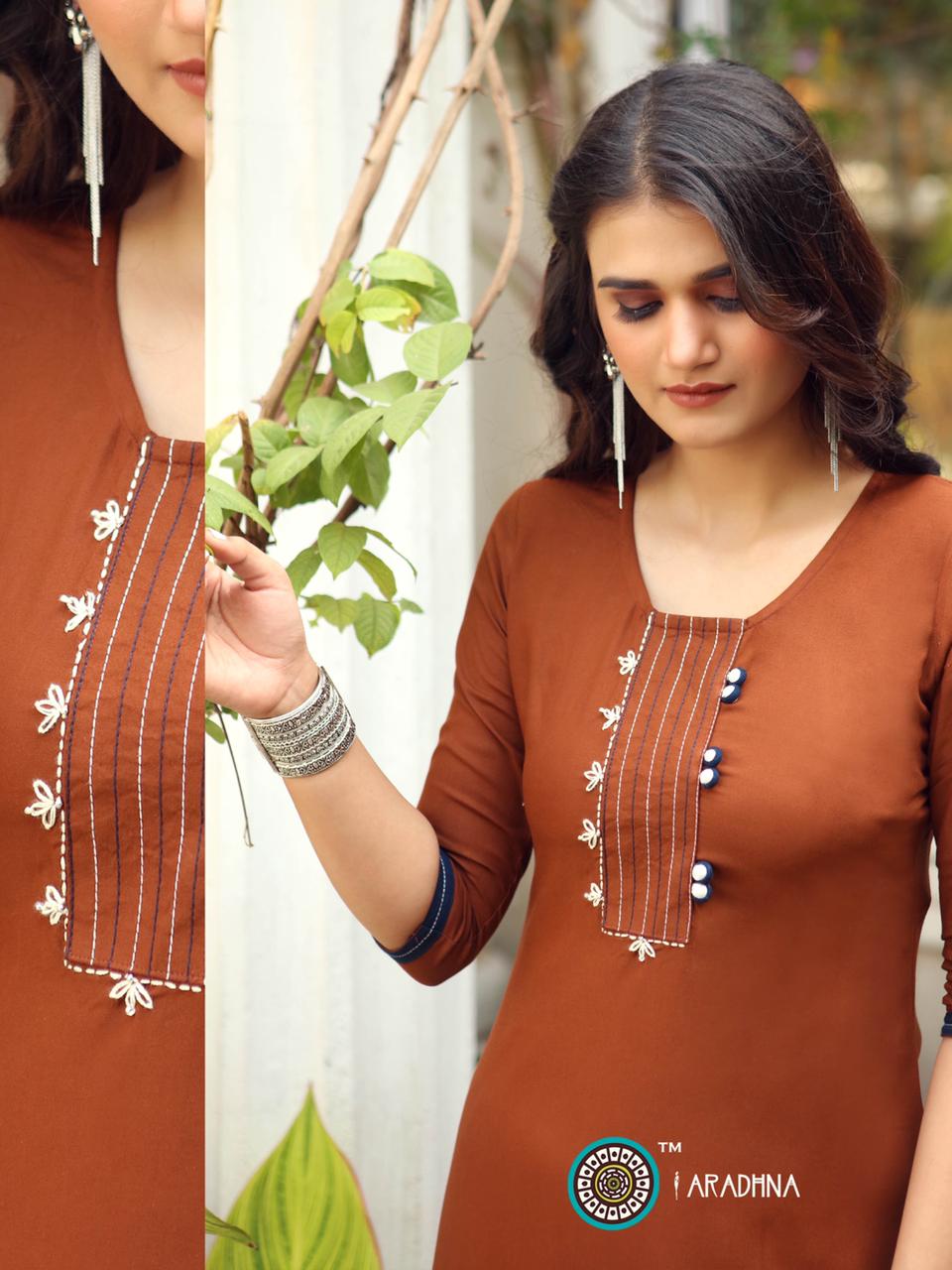 Aradhna  Presents Parrot  Vol 7 Ethnic Wear  Kurtis Collection