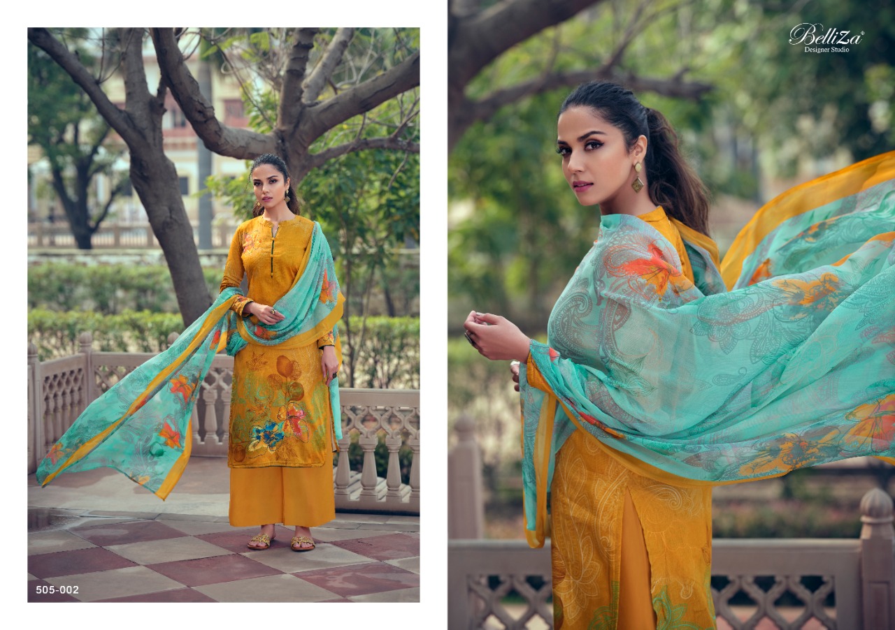 Belliza Presents Elicia Designer Dress Material