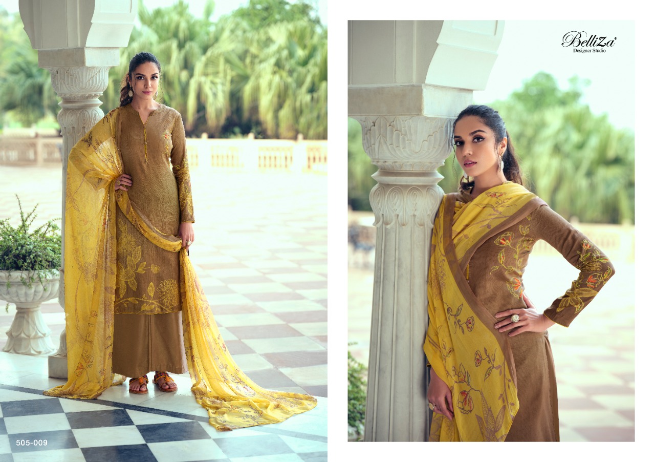 Belliza Presents Elicia Designer Dress Material