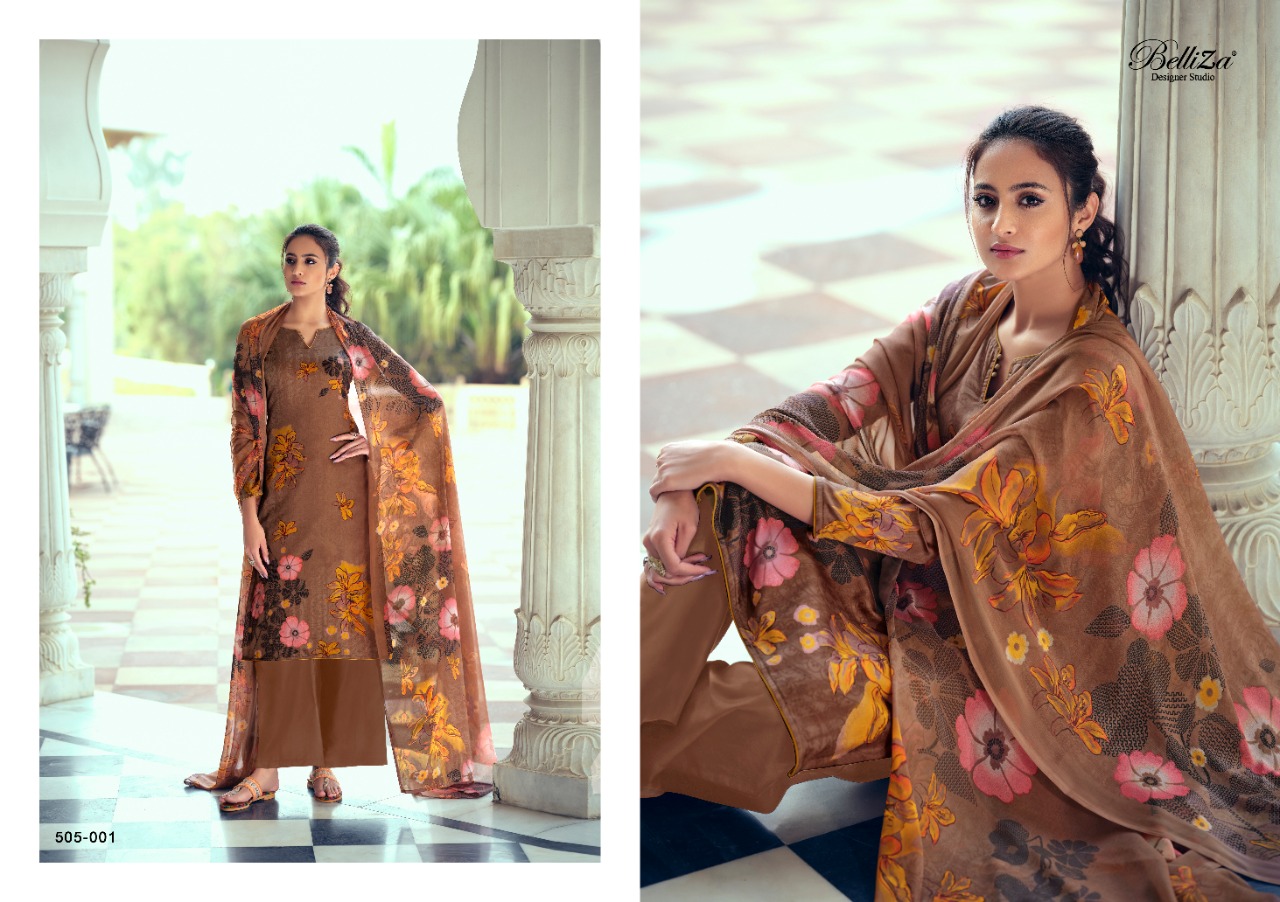 Belliza Presents Elicia Designer Dress Material