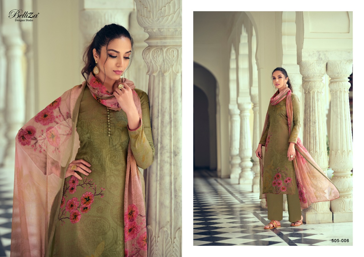 Belliza Presents Elicia Designer Dress Material