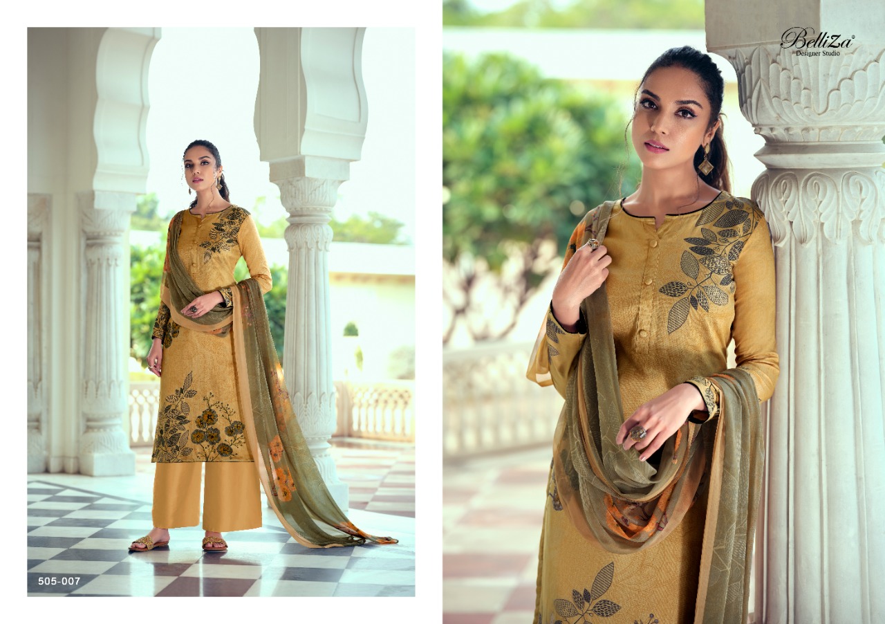Belliza Presents Elicia Designer Dress Material