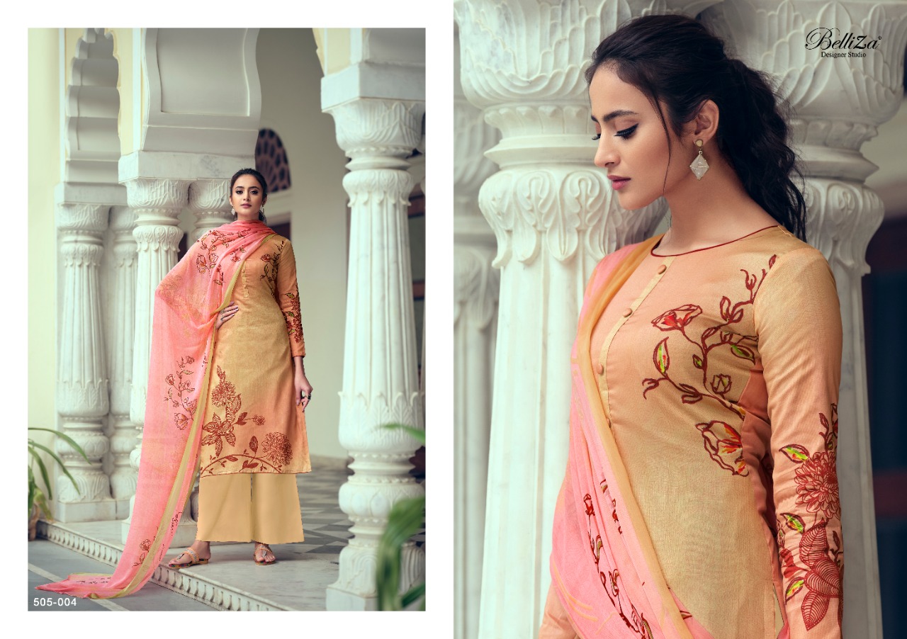 Belliza Presents Elicia Designer Dress Material