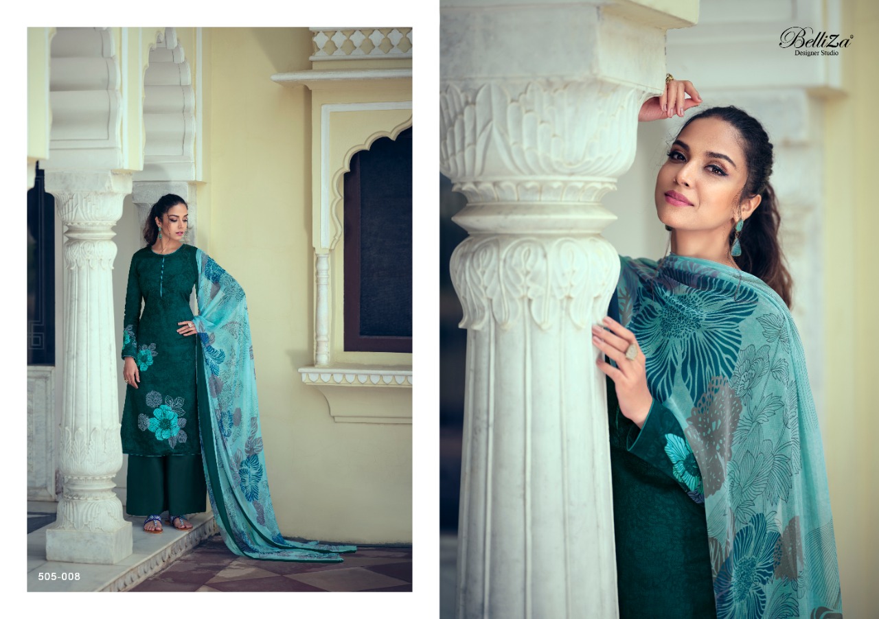 Belliza Presents Elicia Designer Dress Material