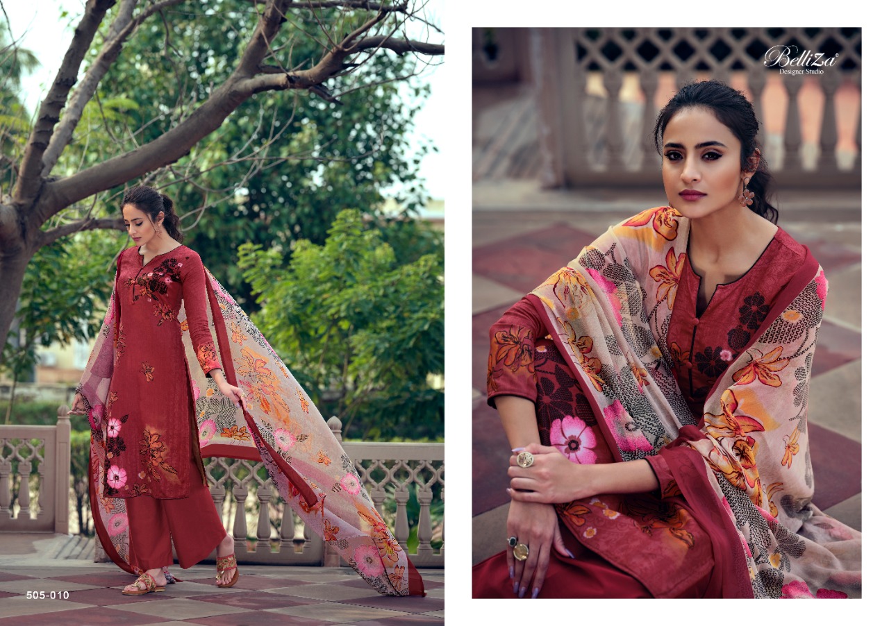 Belliza Presents Elicia Designer Dress Material