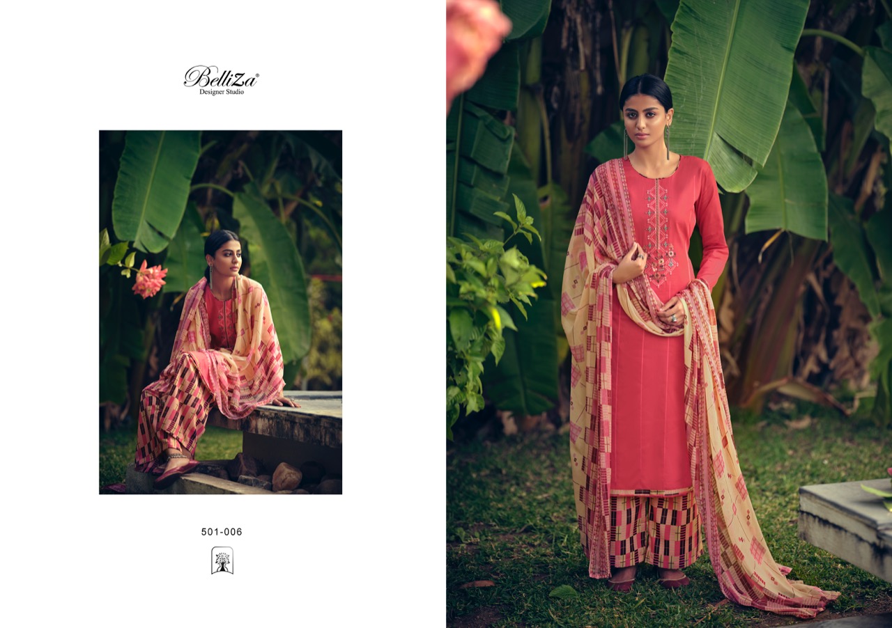 Belliza Presents  Nazar E Patiala  Vol 5 Designer Dress Material