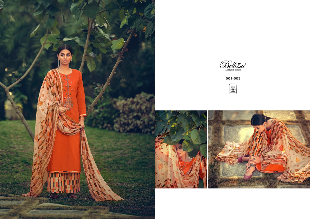Belliza Presents  Nazar E Patiala  Vol 5 Designer Dress Material