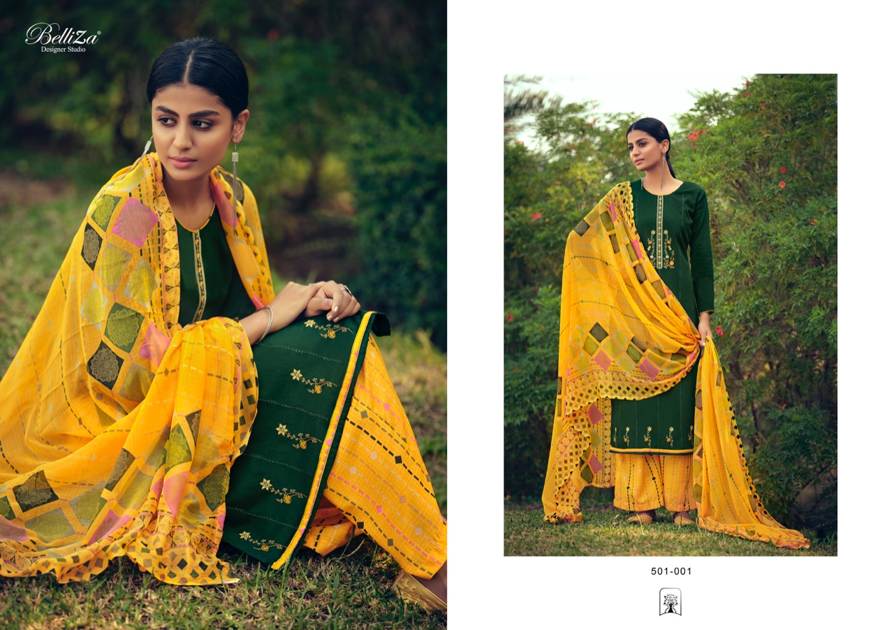 Belliza Presents  Nazar E Patiala  Vol 5 Designer Dress Material