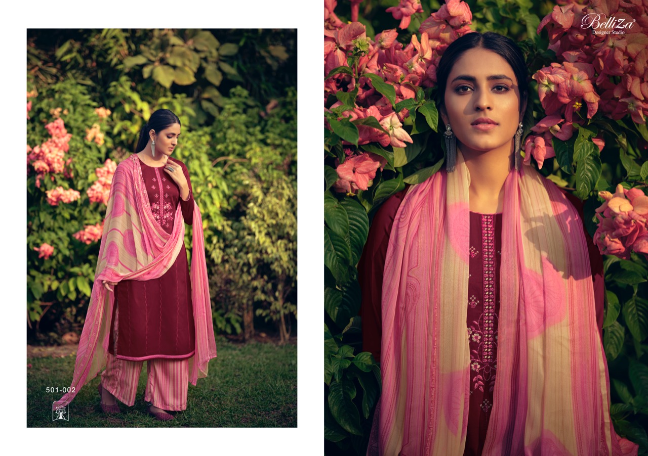 Belliza Presents  Nazar E Patiala  Vol 5 Designer Dress Material