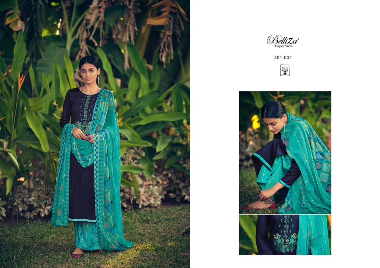 Belliza Presents  Nazar E Patiala  Vol 5 Designer Dress Material