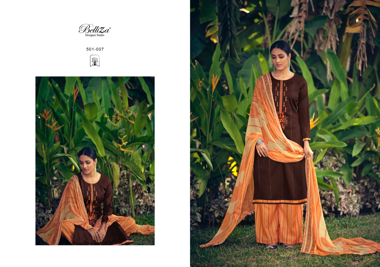 Belliza Presents  Nazar E Patiala  Vol 5 Designer Dress Material