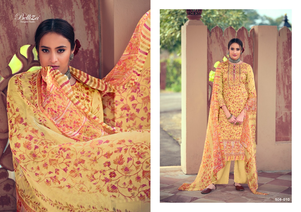 Belliza Presents Swara  Dress Materials Collection