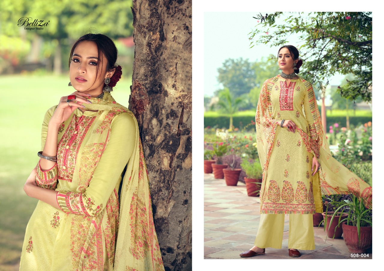 Belliza Presents Swara  Dress Materials Collection