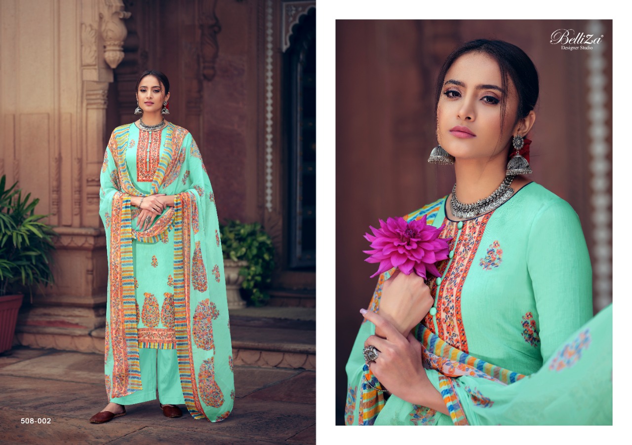 Belliza Presents Swara  Dress Materials Collection