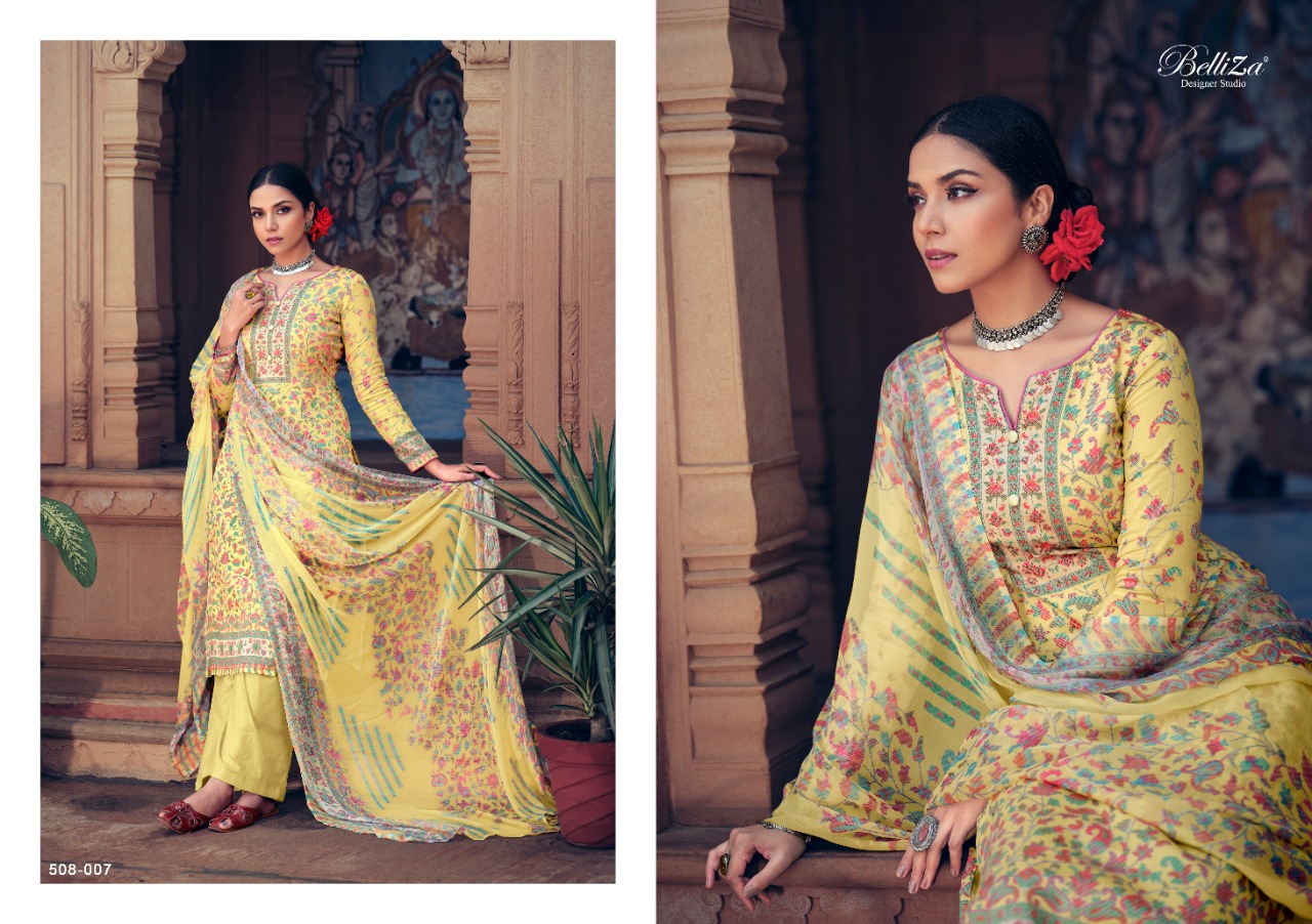 Belliza Presents Swara  Dress Materials Collection