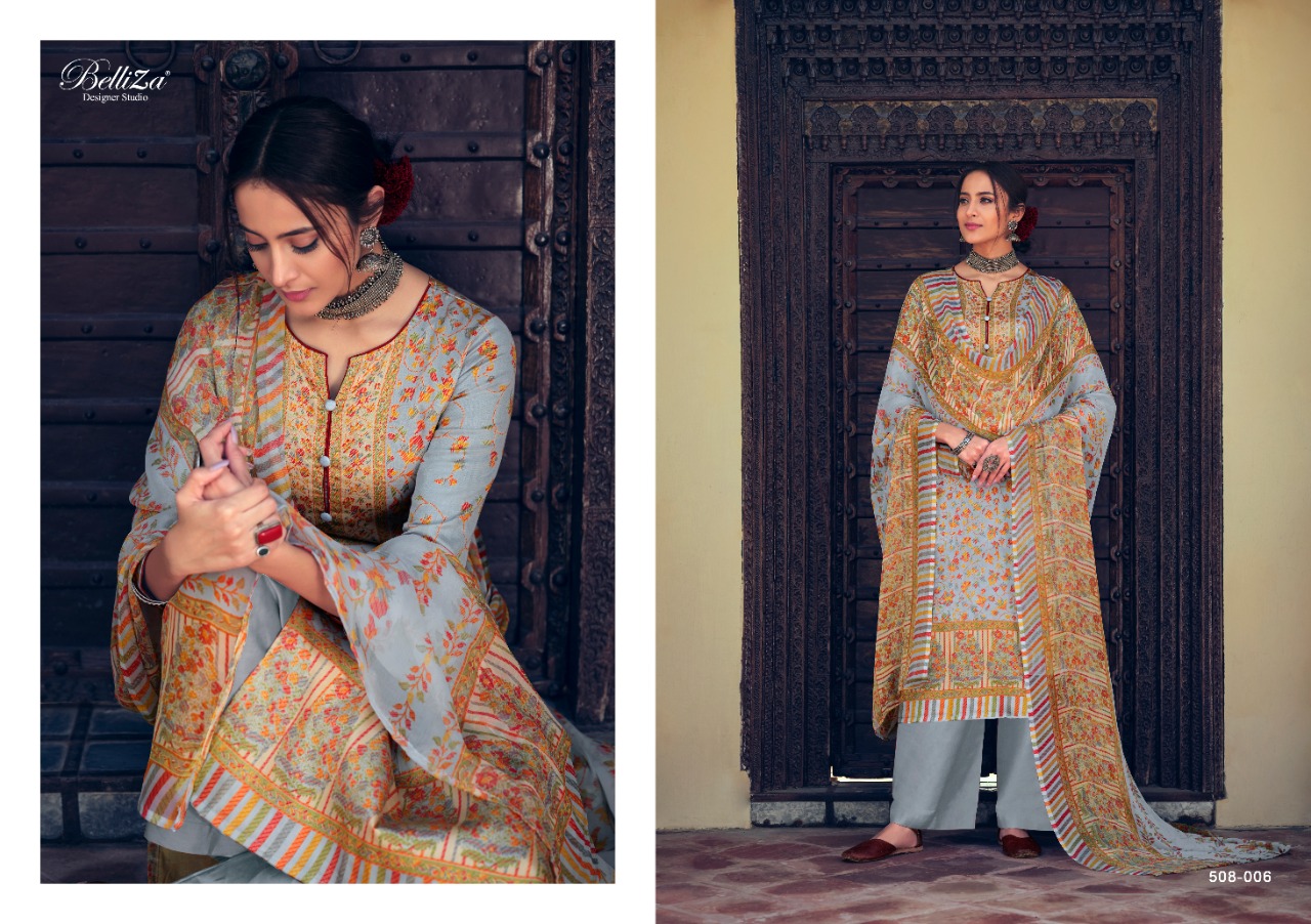Belliza Presents Swara  Dress Materials Collection