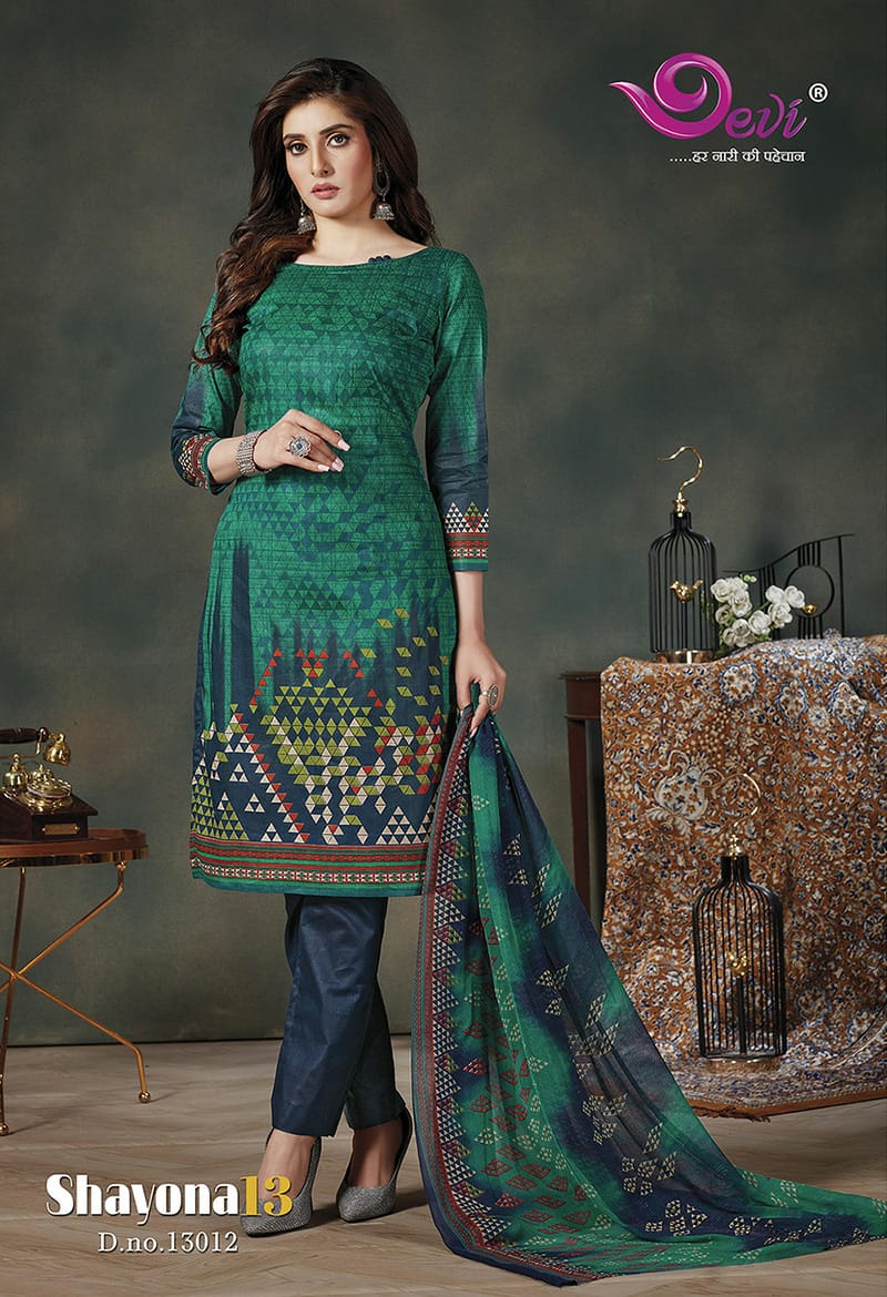 Devi Presents  Shayona Vol  13  Printed Cotton Collection