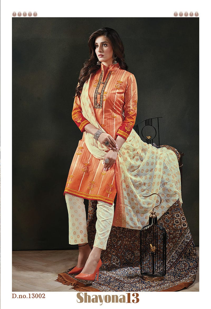 Devi Presents  Shayona Vol  13  Printed Cotton Collection