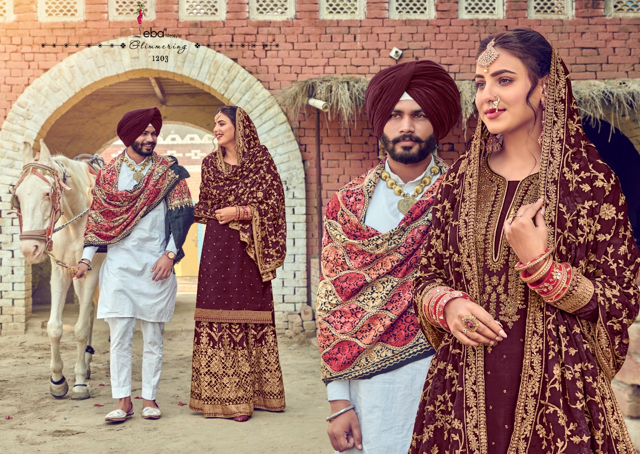 Eba Presents  Gulabi Rang Designer Salwar Suits Collection