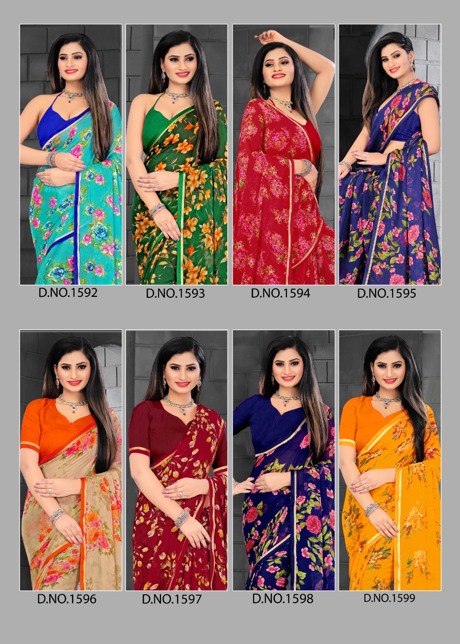 Fc  Presents Nency Vol 3   Printed Sarees Collection