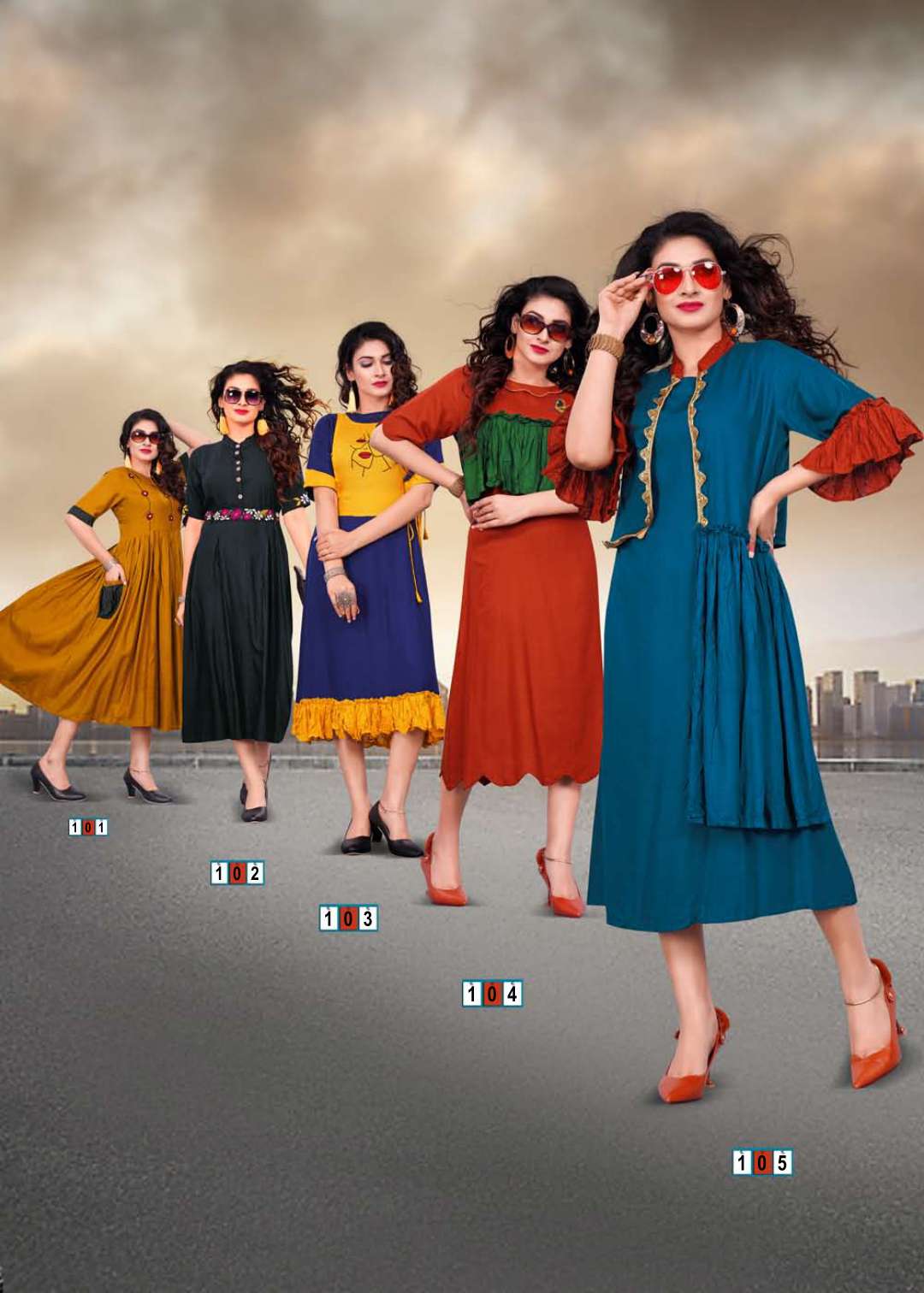 Fc Presents Zoya Designer Fancy  Kurti Collection  (*set With Single,pick And Choice*)